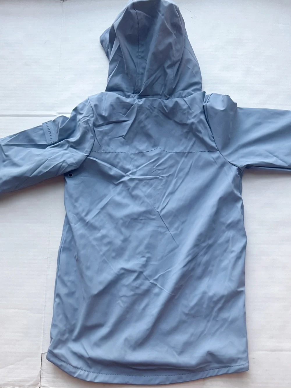 Hunter New Boys Water Resistant Long Hooded Rain Jacket Size 10Y NWT